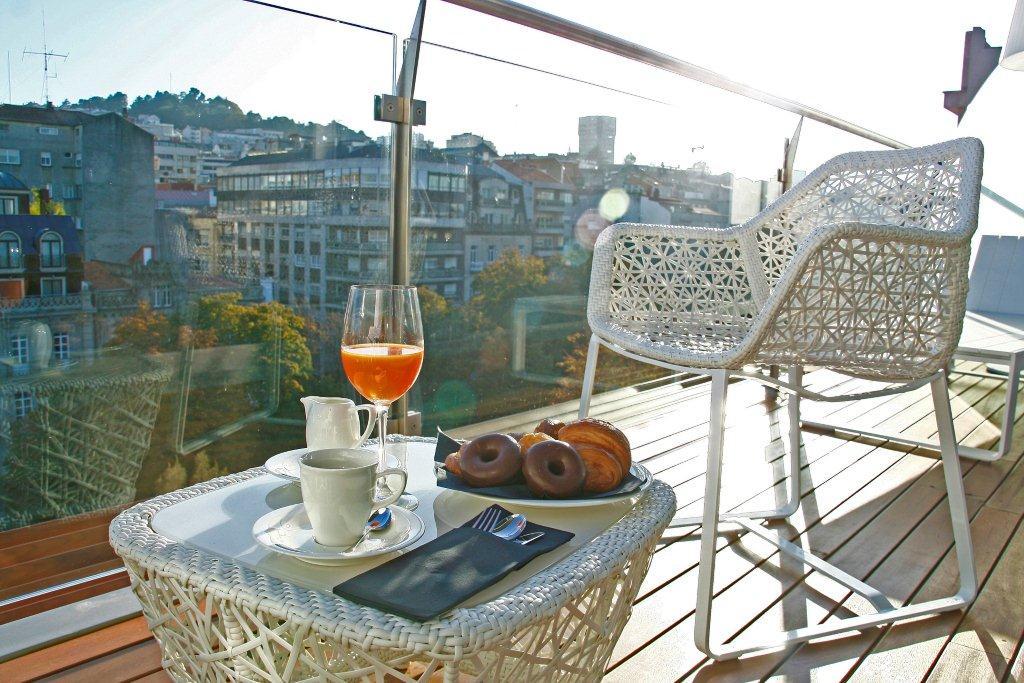 ויגו Gran Hotel Nagari Boutique & Spa מראה חיצוני תמונה A typical balcony in Vienna