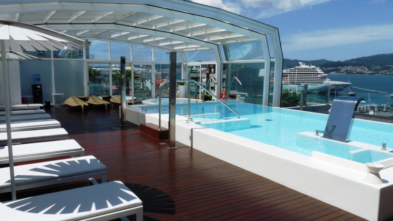 ויגו Gran Hotel Nagari Boutique & Spa מראה חיצוני תמונה The rooftop pool
